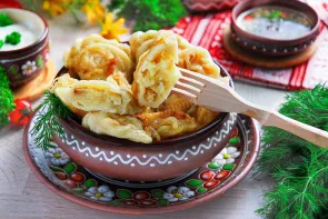 Вареники с картофелем и луком