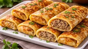 Блины с мясом 