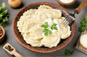 Вареники с картофелем и луком